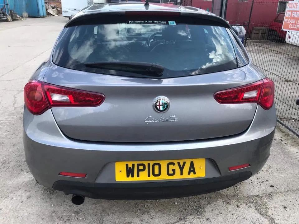 Alfa Romeo boot repaired and resprayed at OH Works in Fairford