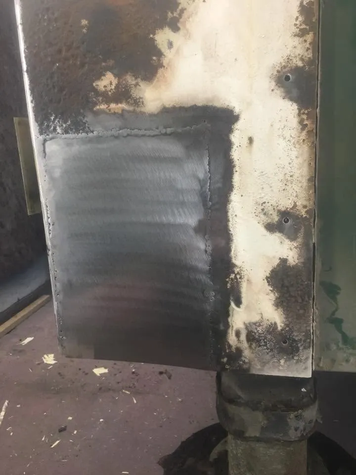Trailer panels repaired at OH Works in Fairford