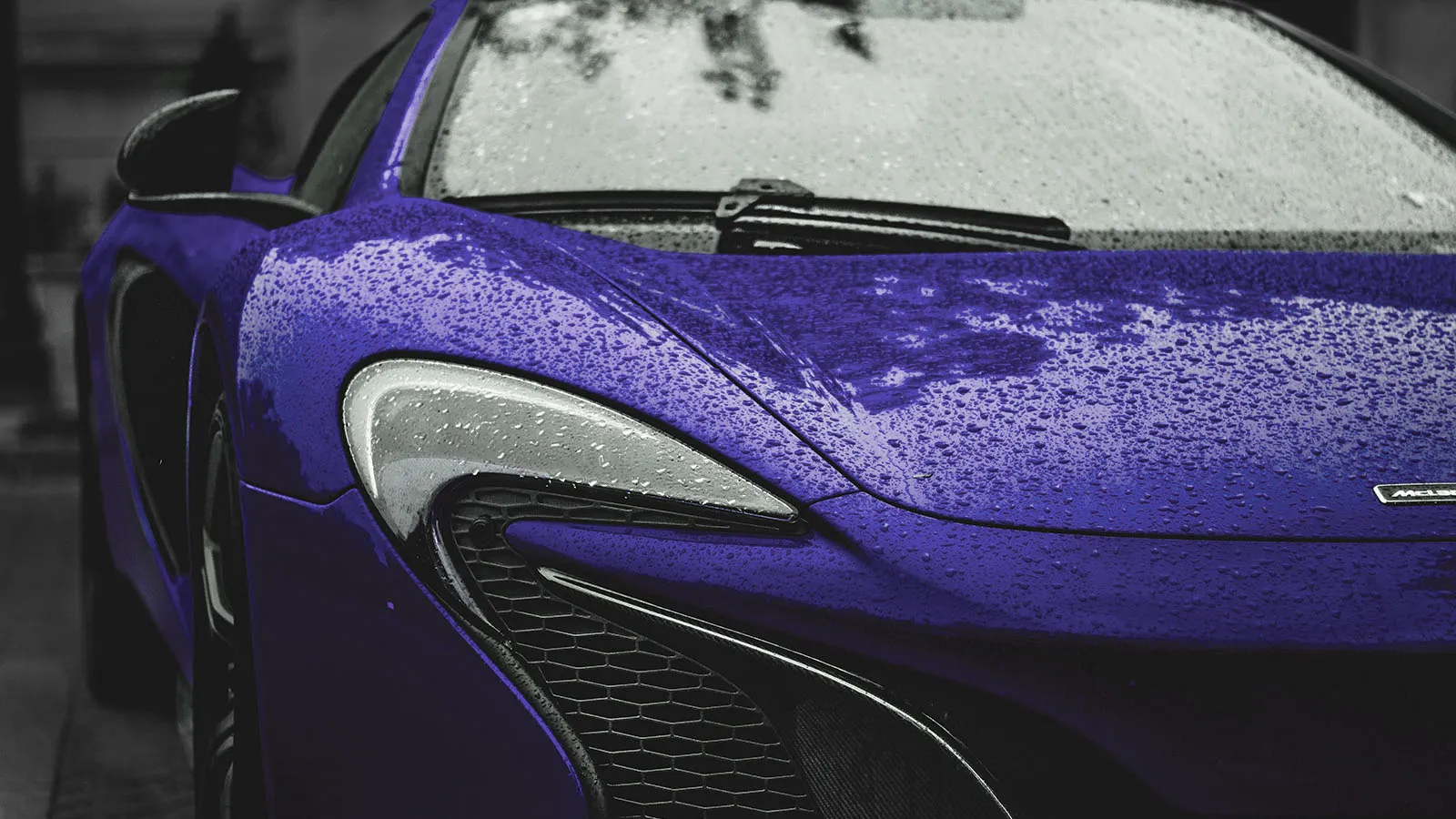 McLaren bodywork and paint repair at OH Works in Fairford