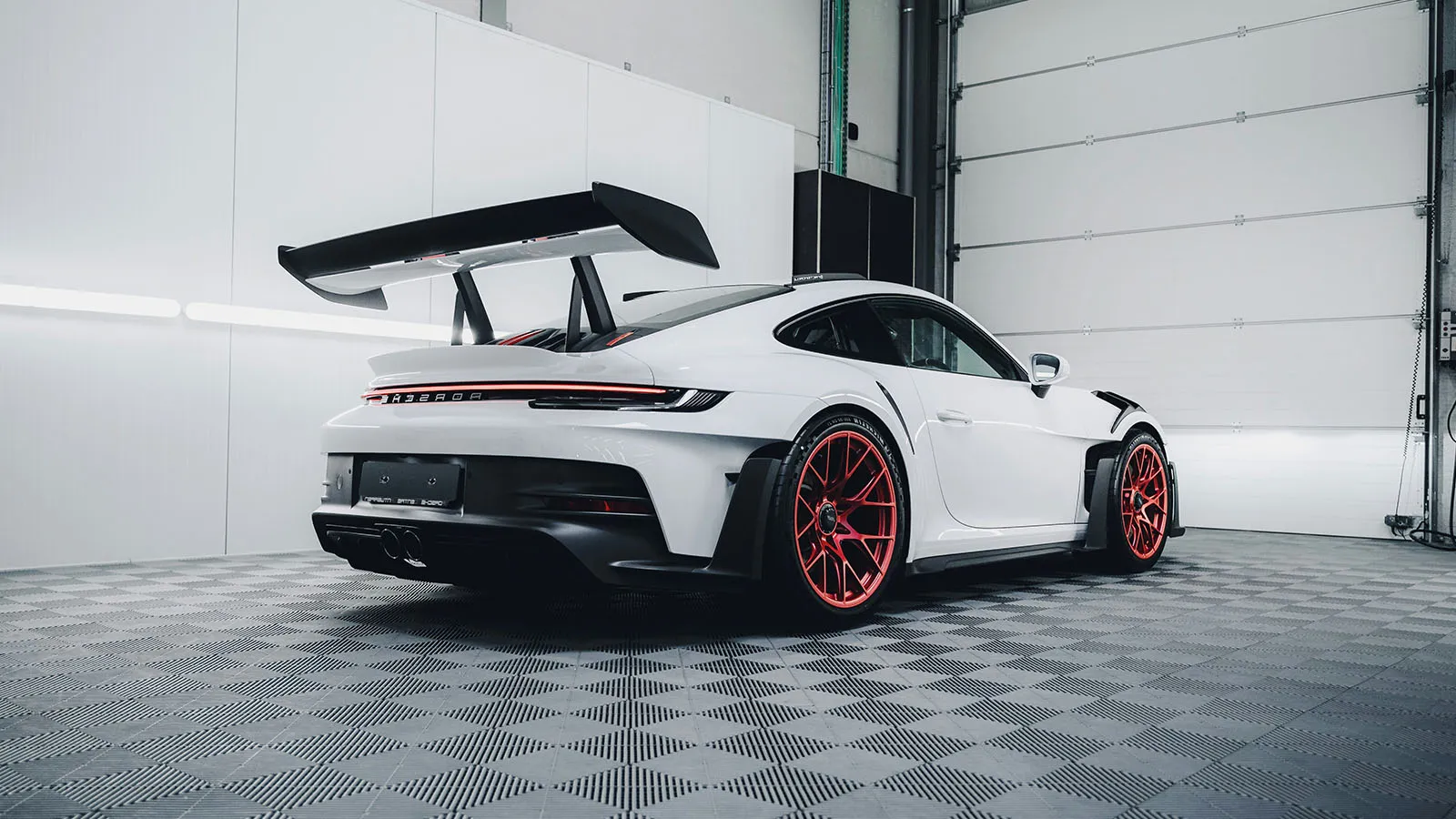 Porsche bodywork and paint repair at OH Works in Fairford